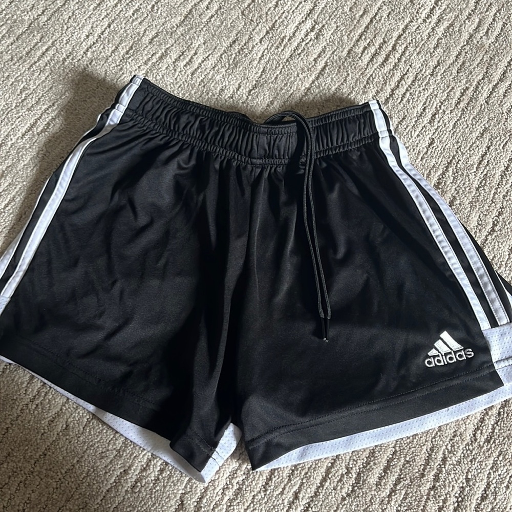 Adidas athletic shorts.